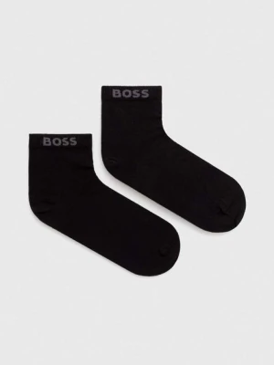 Zdjęcie produktu BOSS skarpetki 2-pack męskie kolor czarny 50491208