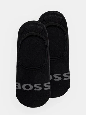 BOSS skarpetki 2-pack męskie kolor czarny 50516402