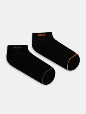 BOSS skarpetki 2-pack męskie kolor czarny 50537517