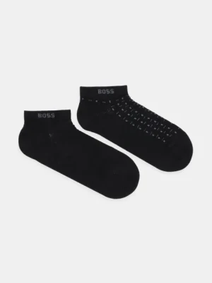 BOSS skarpetki 2-pack męskie kolor czarny 50537524