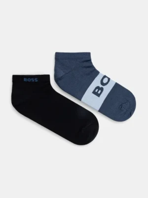BOSS skarpetki 2-pack męskie kolor granatowy 50467747
