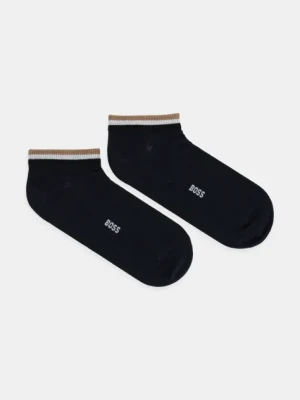 BOSS skarpetki 2-pack męskie kolor granatowy 50503506