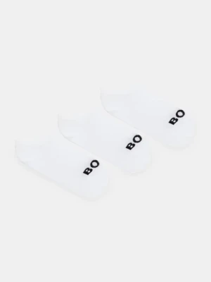 BOSS skarpetki 3-pack damskie kolor biały 50502073