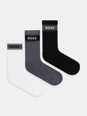 BOSS skarpetki 3-pack kolor czarny 50543637