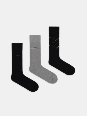 BOSS skarpetki 3-pack kolor czarny 50547840