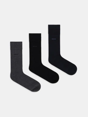 BOSS skarpetki 3-pack kolor czarny 50558589