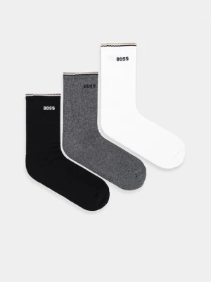 BOSS skarpetki 3-pack 3P QS Rib Stripe CC kolor multicolor 50531597