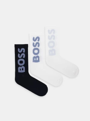 BOSS skarpetki 3P QS Rib Logo CC 3-pack