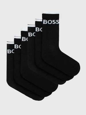 BOSS skarpetki 6-pack męskie kolor czarny 50510168