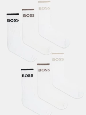 BOSS skarpetki 6-pack męskie kolor żółty 50510168