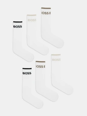 BOSS skarpety męskie 6P QS Stripe CC 6-pack