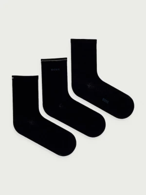 BOSS skarpety damskie 3P QS Triplet 3-pack czarny