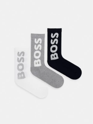 BOSS skarpety męskie 3P QS Rib Logo CC 3-pack