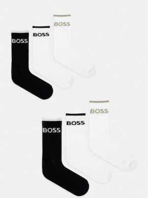 BOSS skarpety męskie 6P QS Stripe CC 6-pack