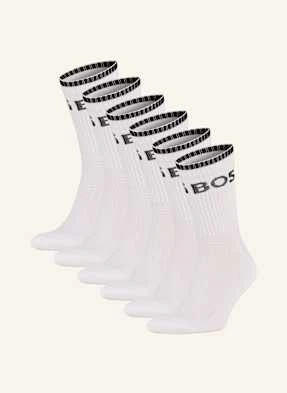 Boss Skarpety Qs, 6 Par weiss