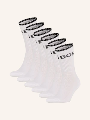 Boss Skarpety Qs, 6 Par weiss