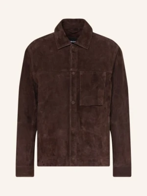 Boss Skórzana Kurtka Molot braun