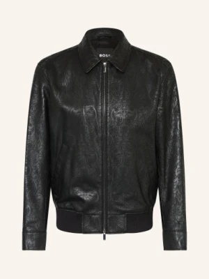 Boss Skórzana Kurtka Yuze schwarz