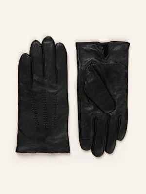 Boss Skórzane Rękawiczki Hainz schwarz