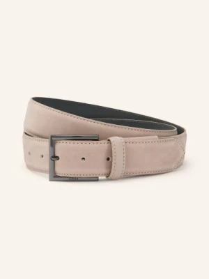 Boss Skórzany Pasek Dressletic beige