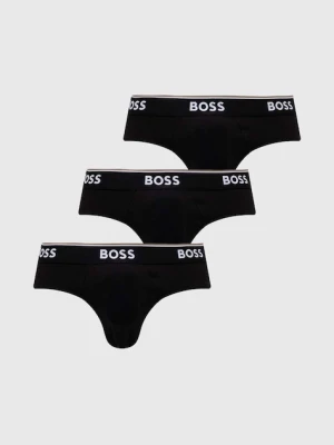 BOSS slipy 3-pack czarny