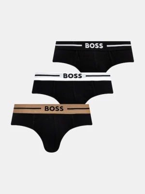 BOSS slipy 3-pack kolor czarny 50532462