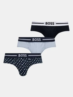 BOSS slipy 3-pack męskie kolor granatowy 50531706