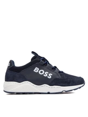 Boss Sneakersy J50856 M Granatowy