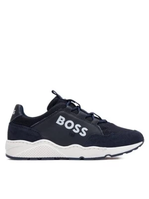 Boss Sneakersy J50856 S Granatowy