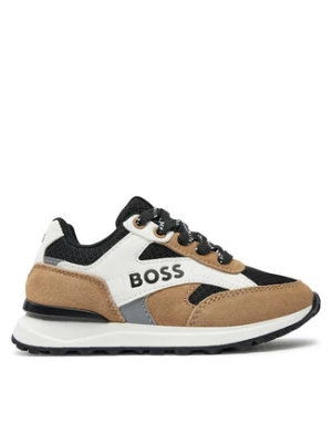 Boss Sneakersy J51322 M Beżowy