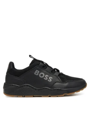 BOSS Sneakersy J51648 M Czarny