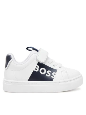 BOSS Sneakersy J52165 M Biały