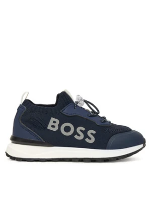 BOSS Sneakersy J52583 S Granatowy