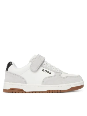 BOSS Sneakersy J52806 M Biały