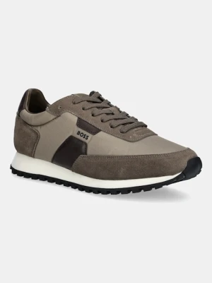 BOSS sneakersy Parkour-L męskie kolor brązowy 50548723