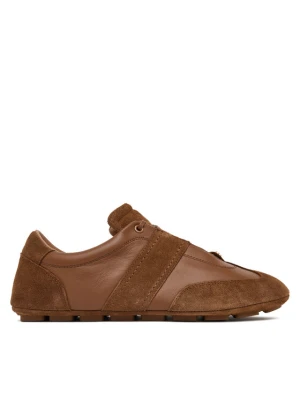 BOSS Sneakersy Roxanne 50557939 Brązowy