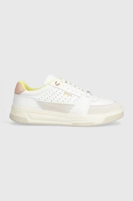 BOSS sneakersy skórzane Baltimore kolor biały 50517252