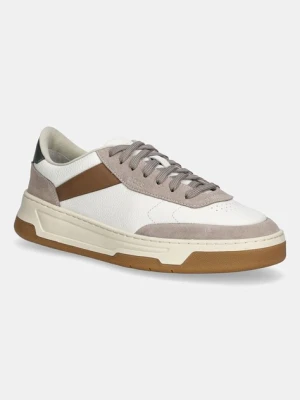 BOSS sneakersy skórzane Baltimore męskie kolor beżowy 50548705