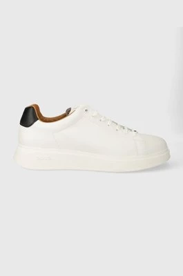 BOSS sneakersy skórzane Bulton kolor biały 50497887