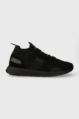 BOSS sneakersy Titanium kolor czarny 50498245