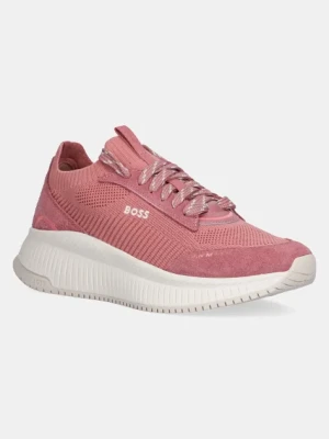 BOSS sneakersy TTNMEVO kolor różowy 50536413