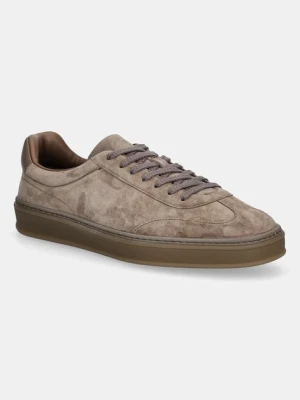 BOSS sneakersy zamszowe BECKHAM X BOSS kolor beżowy 50549058