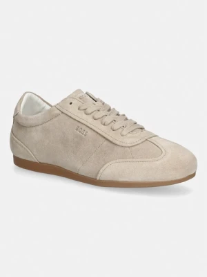 BOSS Solenne sneakersy damskie zamszowe