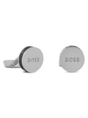 BOSS Spinki do mankietów 50538539 Srebrny