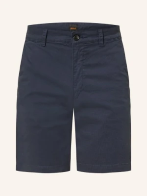 Boss Spodenki Chino O Kroju Slim Fit blau