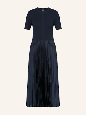 Boss Spódnica Fadridi Z Mieszanki Materiałów Z Plisami blau