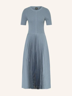 Boss Spódnica Fadridi Z Mieszanki Materiałów Z Plisami blau