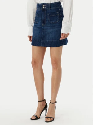 BOSS Spódnica jeansowa 50559404 Niebieski Regular Fit