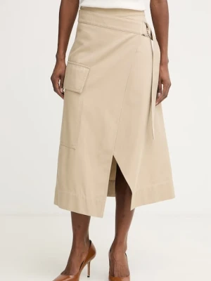BOSS spódnica kopertowa z lyocellem Vonaria-W
