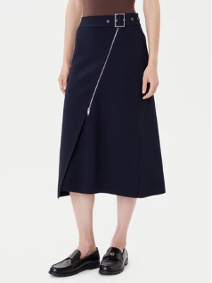 BOSS Spódnica midi Feliora 50542878 Granatowy Regular Fit